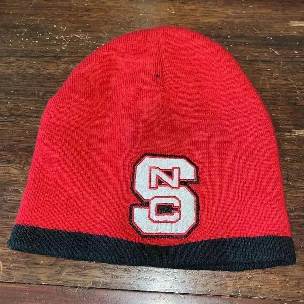 Kids NC North Carolina State Wolfpack Sewn Beanie ski snowboard winter toque cap